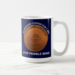 Stop Pebble Mine - Pebble Mine Penny Coffee Mug