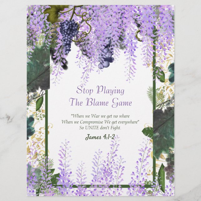 Stop Playing the Blame Game  Personalised Paper 1 (Front)