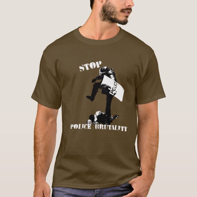 Stop Police Brutality T-Shirt (Front)