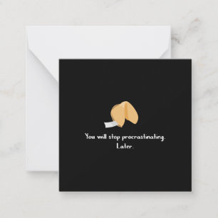 Stop Procrastinating Card