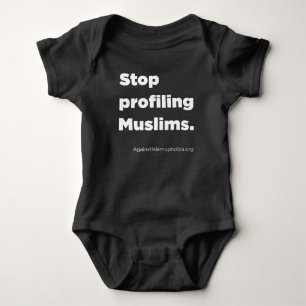 Stop Profiling Muslims, Baby One-piece Bodysuit
