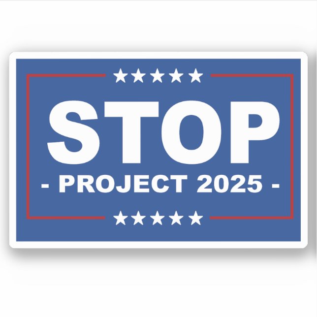 STOP PROJECT 2025 (Front)