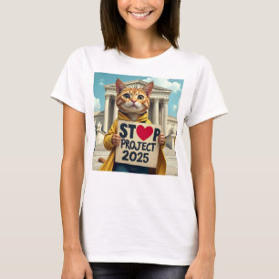 Stop Project 2025 Artistic T-Shirt
