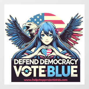 Stop Project 2025 Defend Democracy Vote Blue