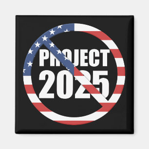 Stop Project 2025 Magnet