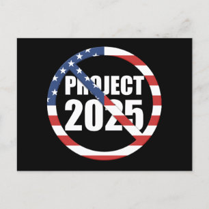 Stop Project 2025 Postcard
