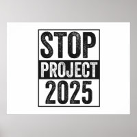 Stop Project 2025 Trump Harris American Patroitic