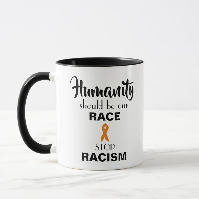 STOP RACISM, PROMOTE EQUALITY mug (Left)