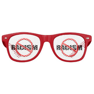 Stop Racism Retro Sunglasses