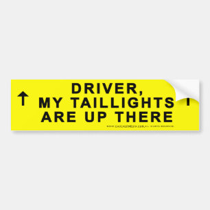 STOP READING AND START DRIVING BUMPER STICKER