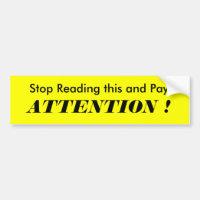 Stop Reading this and Pay, ATTENTION !