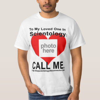 Stop Scientology Disconnection Photo T-Shirt