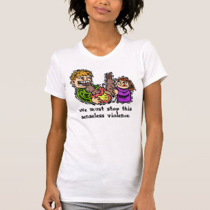 Stop Senseless Chocolate Bunny Violence T-Shirt