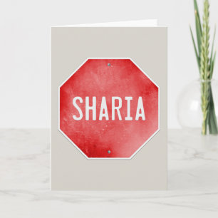 Stop Sharia Card
