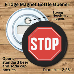 STOP Sign Bottle Opener