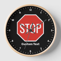 STOP Sign Clock