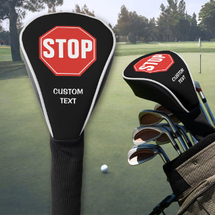 STOP Sign Golf Head Cover
