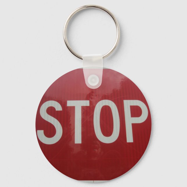 Stop Sign Key Ring (Front)
