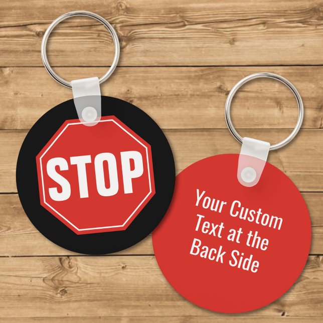 STOP Sign Key Ring (Creator Uploaded)