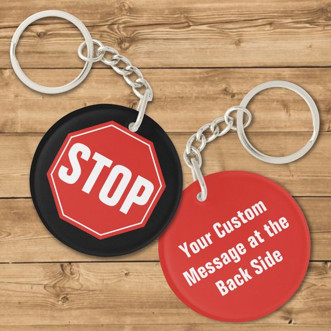 STOP Sign Keychain (Creator Uploaded)