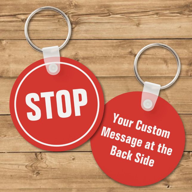STOP Sign Keychain (Creator Uploaded)