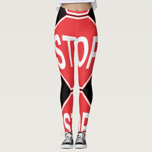 stop sign leggings (Front)