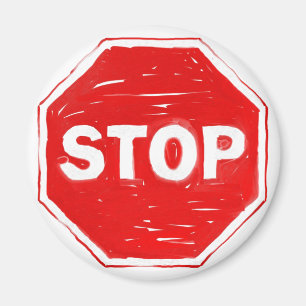 Stop Sign Magnet