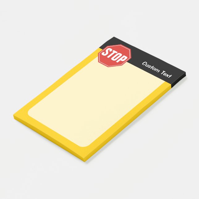 STOP Sign Post-it Notes (Angled)