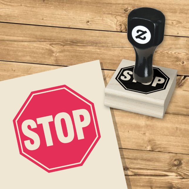 STOP Sign Rubber Stamp (Creator Uploaded)