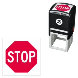 STOP Sign Self-inking Stamp
