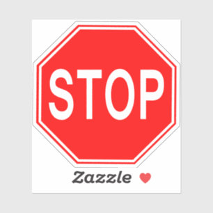 Stop Sign Sticker