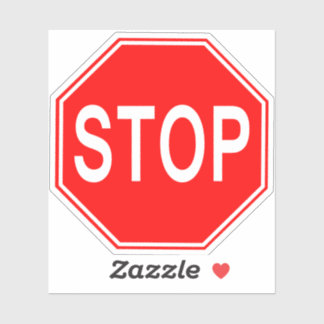 Stop Sign Sticker