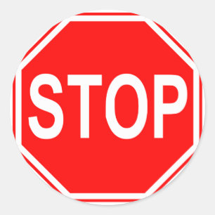 Stop Sign stickers