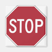 Stop sign symbol