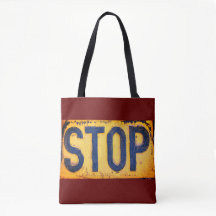 STOP Sign Tote Bag