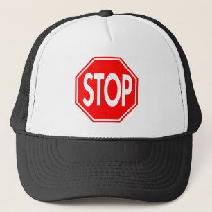 Stop Sign Trucker Hat