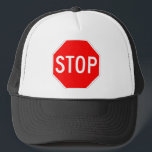 Stop Sign Trucker Hat<br><div class="desc">Stop Sign. Perfect for Any Occasion.</div>