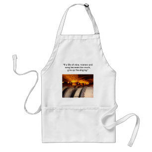 Stop Singing Standard Apron