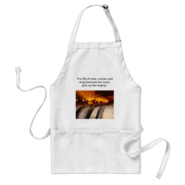 Stop Singing Standard Apron (Front)