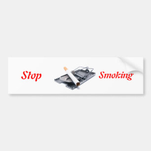 Stop smoking! bumper sticker