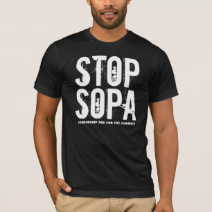 Stop SOPA - Censorship is for the Commies T-Shirt
