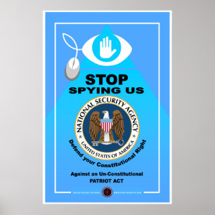 Stop Spying on Us Poster