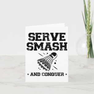 Stop Staring At My Badminton Player Racket Card
