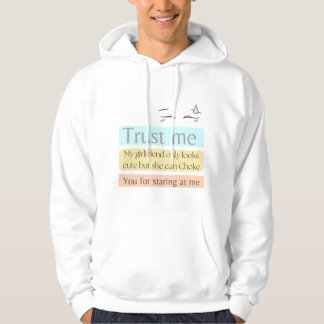 Stop staring cute funny quote hoodie