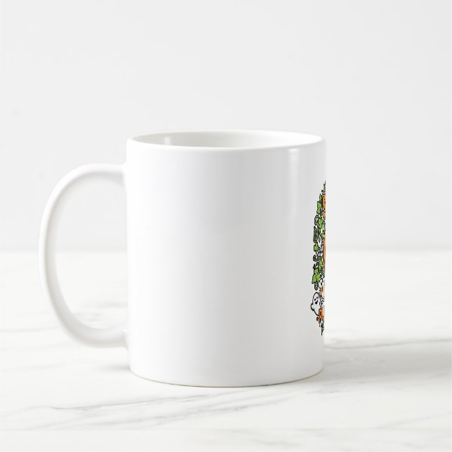 Stop Staring Pumpkins Halloween Ghosts Bats_1 Coffee Mug (Left)