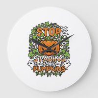 Stop Staring Pumpkins Halloween Ghosts Bats_1