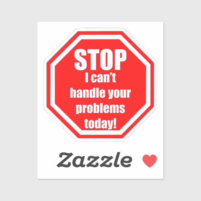 Stop Sticker (Sheet)