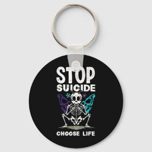 Stop Suicide Choose Life Suicide Awareness Key Ring