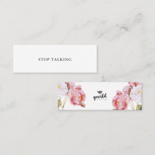 STOP TALKING Self Talk Mini Card No. 2