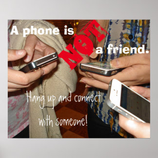 Stop texting! - Classroom Poster